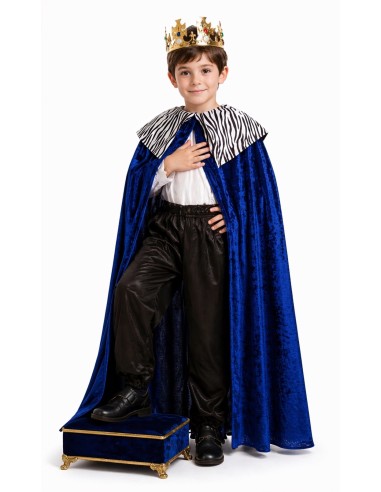 Mantello Re Melchiorre, Principe o Paggio 8/10 Anni | Costumi per Bambini Il Re del Carnevale